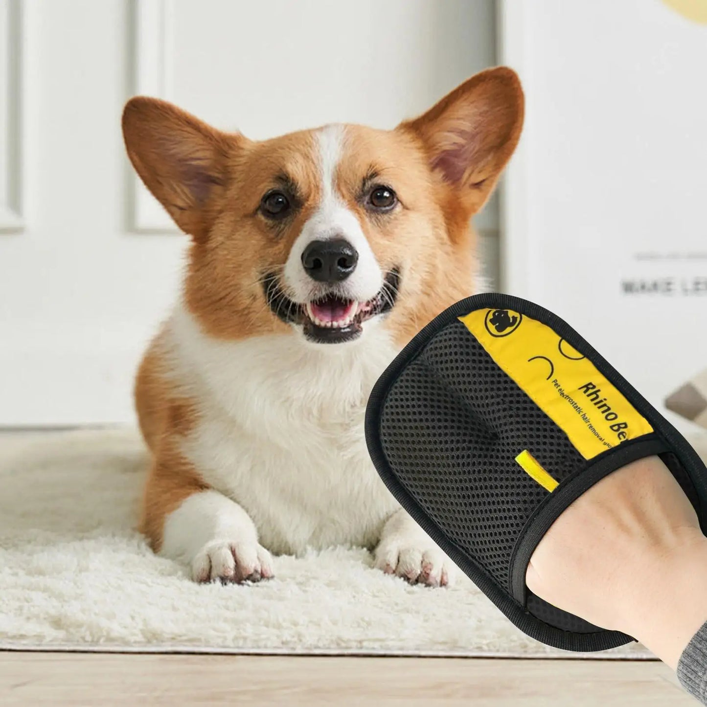 Static Removal Gloves for Pet Hair Double Sided Cat Grooming Glove Reusable Grooming Brush Dog Cleaning Supplies Shedding Mitt